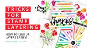 With this 2 step stamping set you end up with an abstract coloring. Stamping Techniques Jennifer Mcguire Ink