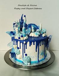 Blue Drip Cake Drip Cakes Blue Drip Cake Cake Craft