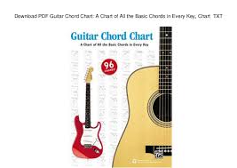 Download Pdf Guitar Chord Chart A Chart Of All The Basic