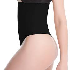 La culotte maxi est façonnée dans des matières coton, polyamide ou polyester. String Gaine Taille Haute Noir De Julimex
