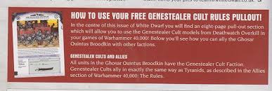 Rules Conundrum The Genestealer Ally Question Spikey Bits