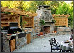 outdoor kitchens & fireplaces ideas