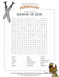 Armor Of God Bible Lessons For Kids Armor Of God Bible Lessons
