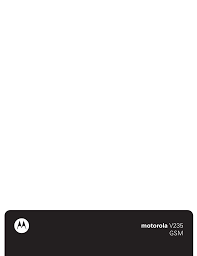 Motorola V235 User Manual
