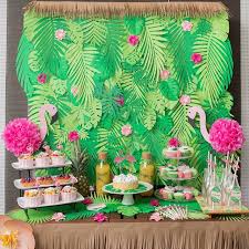 Tropical Dessert Table Backdrop Available To Rent Ottawa Ontario Ig Thepaper Florist Moana Themed Party Moana Birthday Party Theme Moana Birthday