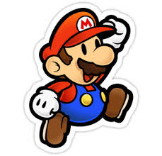 Super Paper Mario Jumping Stickers By Ajdaniel Redbubble Desenho Super Mario Desenhos Animados Legais Aniversario Super Mario