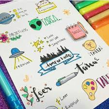 Decoracion Cuaderno Ideias Para Cadernos Ideias Para Escola Ideias De Titulo