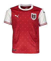 Alle infos zu kader, trainer und terminen gibt es hier für sie im überblick. Puma Osterreich Trikot Home Em 2020 Kids Rot F01 Fan Shop Replica