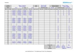 Stundenzettel vorlagen download für word, pdf und excel kostenlos. Stundenzettel Vorlage Excel Und Pdf Herunterladen Tracktime24