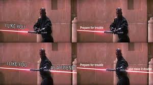 The Best Darth Maul S Double Sided Lightsaber Memes Darth Maul Memes Star Wars Fandom
