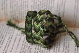 Army Green Bracelet Set Anklet Braided Knotted Friendship Chevron Embroidery Personalized Handmade Set Threads For Women Boho Woven Man Braided Friendship Bracelets Green Bracelets Green Friendship Bracelet