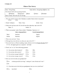 Check spelling or type a new query. Chinese Class Survey Completed Standard Chinese Chinese Language