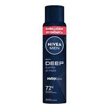 Desodorante Aerosol NIVEA Deep Carvão Ativado Maxx Tech