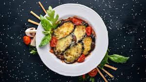 Uberbackene Aubergine Mit Parmesan Rezept Bruschetta Uberbackene Aubergine Bruschetta Mit Tomaten