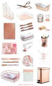 Not available at clybourn place. 27 Gorgeous Rose Gold Office Supplies Office Accessories