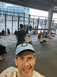 Running temperature in Cincinnati for 50 west mile