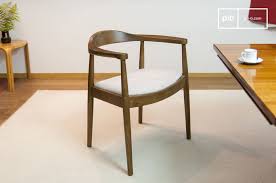 Lot de 2 chaises de cuisine salle à manger design scandinave assise rembourrée pieds en bois de hêtre massif. Chaise Scandinave Johannes Style Et Grand Confort Pib