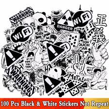 Mendesain dengan hitam dan putih 50 contoh luar biasa untuk. 100 Pcs Cool Jdm Black White Stickers For Luggage Laptop Car Phone Motorcycle Fridge Styling Home Home Decor Decal Toys Sticker Toy Sticker Stickers Forstickers Style Aliexpress