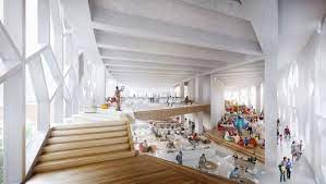 Gallery Of Snohetta Unveils Final Design For Calgary S New Central Library 5 Library Architecture Modern Library Furniture Central Library