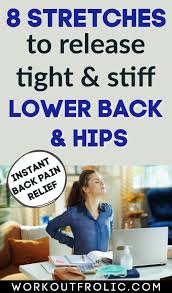 8 Lower Back Stretches To Relieve Tight And Painful Back Hips In 2020 Low Back Stretches Lower Back Back Stretches