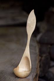 Hand Carved Wooden Ladle Carved From Birch Wood Spoon Carving Wooden Spoons Wood Spoon