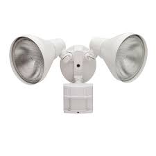 180 Degree White Motion Sensing Outdoor Security Light Store Return Walmart Com Walmart Com