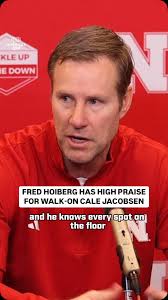 Nebraska native and Husker basketball walk-on Cale Jacobsen earned his way  into a starting role during the Crown basketball tournament. , #Huskers