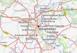 The city covers an area of 201 km 2 (77.6 sq mi). Michelin Magdeburg Map Viamichelin