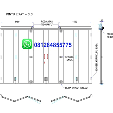 Memperkenalkan pintu lipat dengan sistem rolling seimbang dan sempurna dengan desain menarik dalam berbagai kreasi ruang. Jual Rel Pintu Lipat 6 Daun 3 3 Merk Wina Tipe W300 Pakai Roda L Kab Tangerang Pintu Garasi Wina Tokopedia