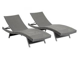 (2) abbyson living redondo outdoor adjustable chaise lounges, set of two; Abbyson Living Redondo Outdoor Chaise Loungers