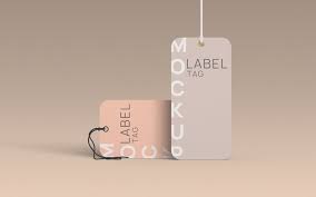 Clothes Label Tag Mockup In 2020 Label Tag Labels Laydown