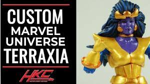 Custom Infinity War TERRAXIA (Girlfriend of Thanos) Marvel Universe custom  action figure by HKC - YouTube