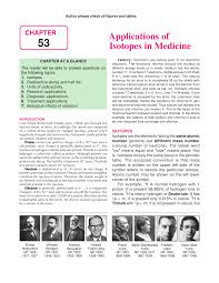 Pdf Chapter 50 Applications Of Isotopes In Medicine