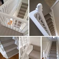 These uncut, wool loops have a structure that bounces back to shape. Telenzo 100 Wool Loop Runner Fitted To Stairs Kings Interiors