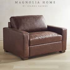 Part Of The Magnolia Home Collection By Joanna Gaines This Contemporary Armchair Offers Wide Trac Chair And A Half Leather Chair Accent Chairs For Living Room