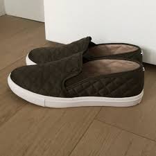 Steve Madden Quilted Sneakers Casual Shoes Women Sneakers Slip On Sneaker