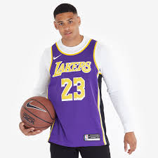 Johnson los angeles lakers jersey xl basketball shirt trikot camiseta champion. Mens Replica Nike Nba Lebron James Los Angeles Lakers Statement Swingman Jersey Field Purple Jerseys