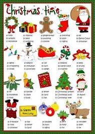 Christmas Interactive And Downloadable Worksheet You Can Do The Exercises Online Or Download The Worksh Christmas Worksheets Christmas Lesson Christmas School
