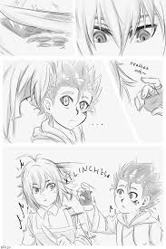 Wouldn't it be cool if we got some flames on it? Hair Pg1 Valt X Shu Beyblade Burst By Niieyx On Deviantart