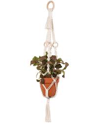 Learn how to make a diy macrame hanging terrarium in this step by step tutorial. Colorful Macrame Plant Hanger With Wood Ring Macrame Art Collectibles Delage Com Br