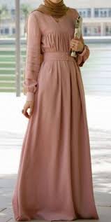 Modest Long Sleeve Maxi Dress Full Length Stylish Trendy Fashion Hijab Fashion Fashion Modest Fashion