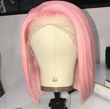 Black And Pink Wig Short Pin On Hair Inspo
