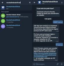 1) passo a passo para gerar o código de acesso (caso ainda não o tenha): Bot Da Receita Federal No Telegram Presta Servicos Relacionados Ao Cpf Olhar Digital