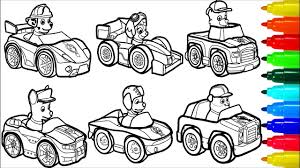 This is why these paw patrol coloring pages are an ideal option for kids looking to have a bit of fun while creating something that is going to be beautiful from day it starts with the varied designs as each coloring page is made to offer a different essence of paw patrol. Paw Patrol By Cars Coloring Pages Colouring Pages For Kids Youtube