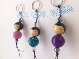 oh c est kokie bijoux enfants diy poupee en bois poupees kokeshi coloriage corne de poteau