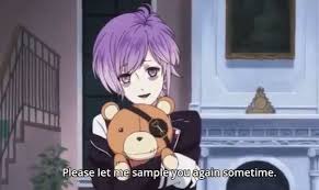 Kanato Has Some Hella Creepy Moments In Diabolik Lovers But He Just Looked So Cute And Adorable Her Diabolik Lovers Diabolik Lovers Season 1 Cute Anime Boy