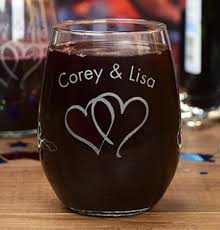 The only thing that can make them even more perfect is having them. Personalized Stemless Wine Glasses Glass With A Twist