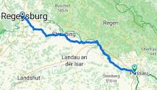 05 Regensburg-Passau (almost) - Cycling Route - 🚲 Bikemap