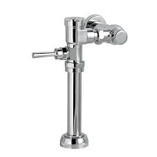 American Standard Manual 1 6 Gpf Valve Only Retrofit Toilet Flush Valve In Polished Chrome Faucet Repair How To Clean Brass American Standard