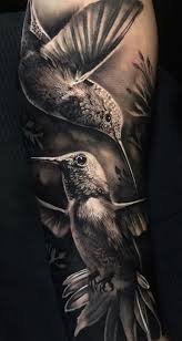 Small bird tattoos behind ear. 60 Best Hummingbird Tattoos That Tell Your Story In 2021